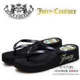 正品代购Juicy Couture人字拖新款坡跟厚底防滑沙滩鞋平跟拖鞋女