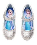 新款冰雪奇缘鞋 儿童艾莎鞋 高跟艾莎公主鞋 女童亮面皮鞋单鞋冬