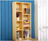 包邮实木书架松木置物架特价儿童储物架宜家自由组合书柜