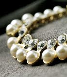 热销2014品牌莱茵石龙头珍珠项链链时尚女性珠宝水晶项链吊坠夸张