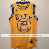 NBA正品 新版篮球服 金州勇士队 格林23号 背心复古球衣 SW版