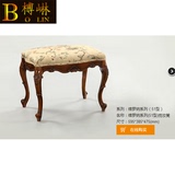 亚振维罗纳51型欧式梳妆凳实木雕刻古典梳妆凳高端别墅梳妆凳