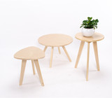 包邮沙发实木小茶几简约现代日式边角三角圆桌子创意百搭客厅组装
