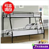 欧式上下床双人床1.5高低床成人铁架床1.2上下铺双层床高架床组合