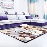 现代客厅超柔花色地毯厨房楼梯门厅卧室茶几沙发床边毯 可定制