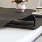 热卖不透明黑色软质玻璃磨砂餐桌垫PVC桌布塑料台布茶几垫水晶板