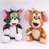 超萌汤姆猫和杰瑞鼠毛绒玩具小猫咪公仔老鼠布娃娃玩偶儿童礼物