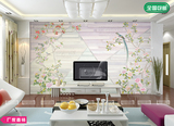 无缝大型欧式壁画花鸟图沙发客厅清新简约欧式墙画电视餐厅装饰画