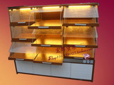 面包柜蛋糕面包展示柜台面包货架边柜抽屉糕点展柜烤漆中岛柜定做