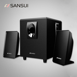 Sansui/山水 GS-6000(11C)多媒体台式电脑音响2.1笔记本木质音箱