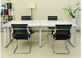 厦门办公家具钢架桌办公会议桌会客桌简约条形员工办公桌电脑桌子