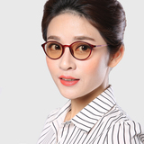 变色眼镜女款防辐射电脑护目全框成品近视太阳眼镜圆框小脸墨镜