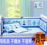 外贸原单正品卡通图案婴儿床围宝宝床护栏防撞垫床上用品可定做