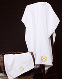 五星级宾馆酒店用品  全棉缎边 可绣字和定制酒店LOGO加厚浴巾