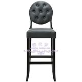 雅代罗 实木吧椅酒店会所KTV专用椅高档皮椅美式吧凳高端家具定制
