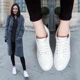 莫蕾蔻蕾春季新款板鞋休闲鞋小白鞋韩版系带平底鞋运动鞋单鞋女鞋