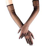 欧洲正品 法国产Cervin Tulle 女超薄长筒丝袜材质手套 性感情趣