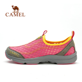 CAMEL骆驼户外徒步鞋女款 春夏新款网布透气轻便防滑套筒女徒步鞋