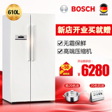 Bosch/博世 BCD-610W(KAN82V02TI) 电冰箱双门对开门冰箱风冷无霜