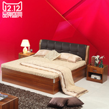 木质储物床气动高箱床多功能1.2 1.5 1.8米单人双人床现代板式床