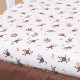 美国kidsline正品独立包装床笠 婴儿纯棉印花床罩 1条装床单
