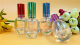 香水瓶空瓶批发 新款圆形透明玻璃香水分装瓶 10/12ML喷雾小瓶子