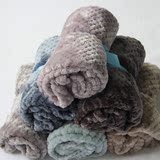 网眼法兰绒小毯子儿童毛毯毛巾毯宠物毯子盖腿毯子珊瑚绒小毛毯