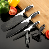 joyclad麦饭石全套厨房刀具套装菜刀七件套不锈钢套刀德国厨用刀