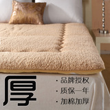 【天天特价】床垫子冬季保暖加厚羊羔绒床褥折叠榻榻米1.85米2.2m