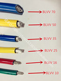 10/16/25/35/50/70 平方铝芯线 BLVV 铝线 双胶电线电缆 100米足