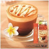 星巴克享受 日本进口AGF【maxim】焦糖玛奇朵咖啡 4本入 丝般顺滑