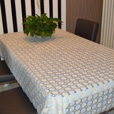 环保PVC桌布 时尚田园欧式餐桌布 6人餐桌长桌防水新款促销款桌布