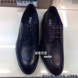 Belle/百丽男鞋代购2015年春款系带圆头真皮商务正装皮鞋3LN01