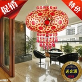 现代中式太阳花水晶灯笼灯客厅灯可360度旋转阳台餐厅卧室吊灯