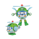 玩具汽车人波利poli礼物儿童益智变形警车珀利变形机器人动漫