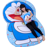 哆啦A梦懒人沙发单人 机器猫卡通榻榻米可拆洗床垫可爱创意靠背椅