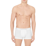 U1804 CK男士内裤平角裤 Calvin Klein美国代购现货白色纯棉2条装
