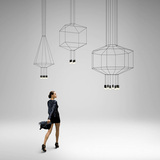 马斯登灯具设计师喜爱吊灯时尚创意线条现代LED节能几何造型吊灯