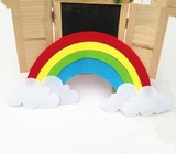 幼儿园墙面装饰 小学板报布置 班级儿童房创意墙贴 立体卡通彩虹