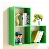 创意墙壁书柜挂墙书柜壁挂式书柜墙上置物架小书柜格架书架