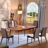 宜家实木餐桌椅组合8人大小户型伸缩饭桌 北欧创意折叠餐厅家具