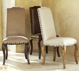 新款美式法式布艺单人位沙发 欧式复古休闲沙发椅 地中海风格家具