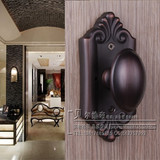 美国贝尔维帝铜锁美式黑色锁欧式锁房门锁卫浴球形锁卫生间门把手