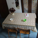 长方形欧式烫金桌布高档台布PVC免洗塑料防水防油防烫餐桌布包邮
