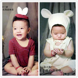 展会新款韩式儿童摄影服装影楼摄影道具满月宝宝百天照造型衣服