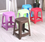 彩色条形镂空透气浴室防滑成人加厚高胶凳塑料凳子椅子板凳包邮