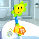 澡戏水浴室儿童沐浴盆玩水太阳花宝宝玩具向日葵喷水花洒水龙头洗