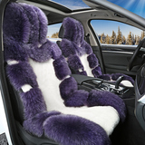 吉洋祥冬季汽车坐垫 适用于宝马5系X5奔驰S级保时捷羊毛保暖座垫