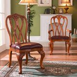 九鼎皇欧式古典实木雕刻椅子美式橡胶木真皮沙发软垫靠背扶手椅子