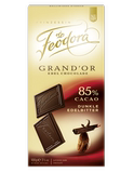 德国进口feodora公爵夫人赌神85%黑巧克力排块直板100g 现货